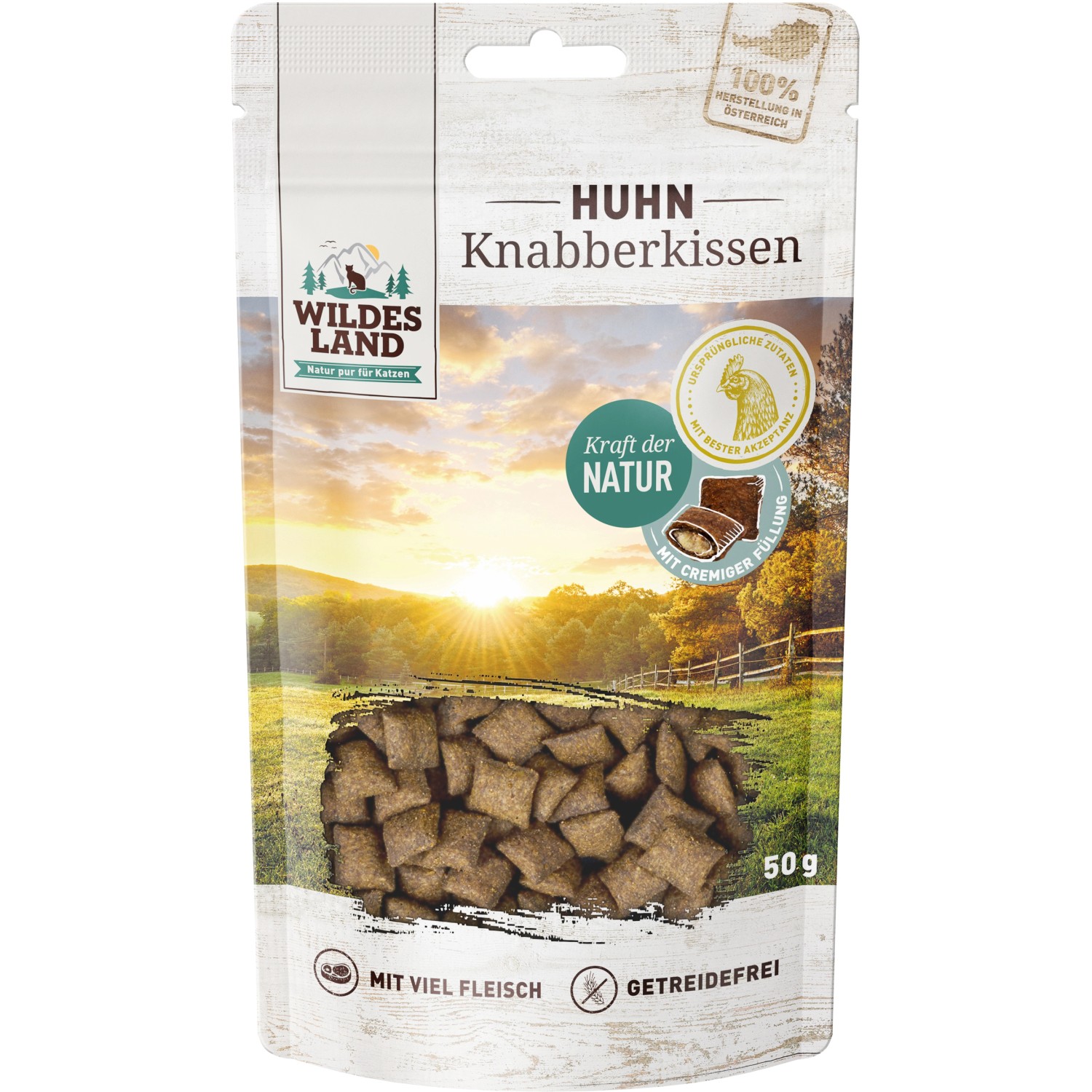 Wildes Land Katze Snack Knabberkissen Huhn 50 G Kaufen Bei OBI