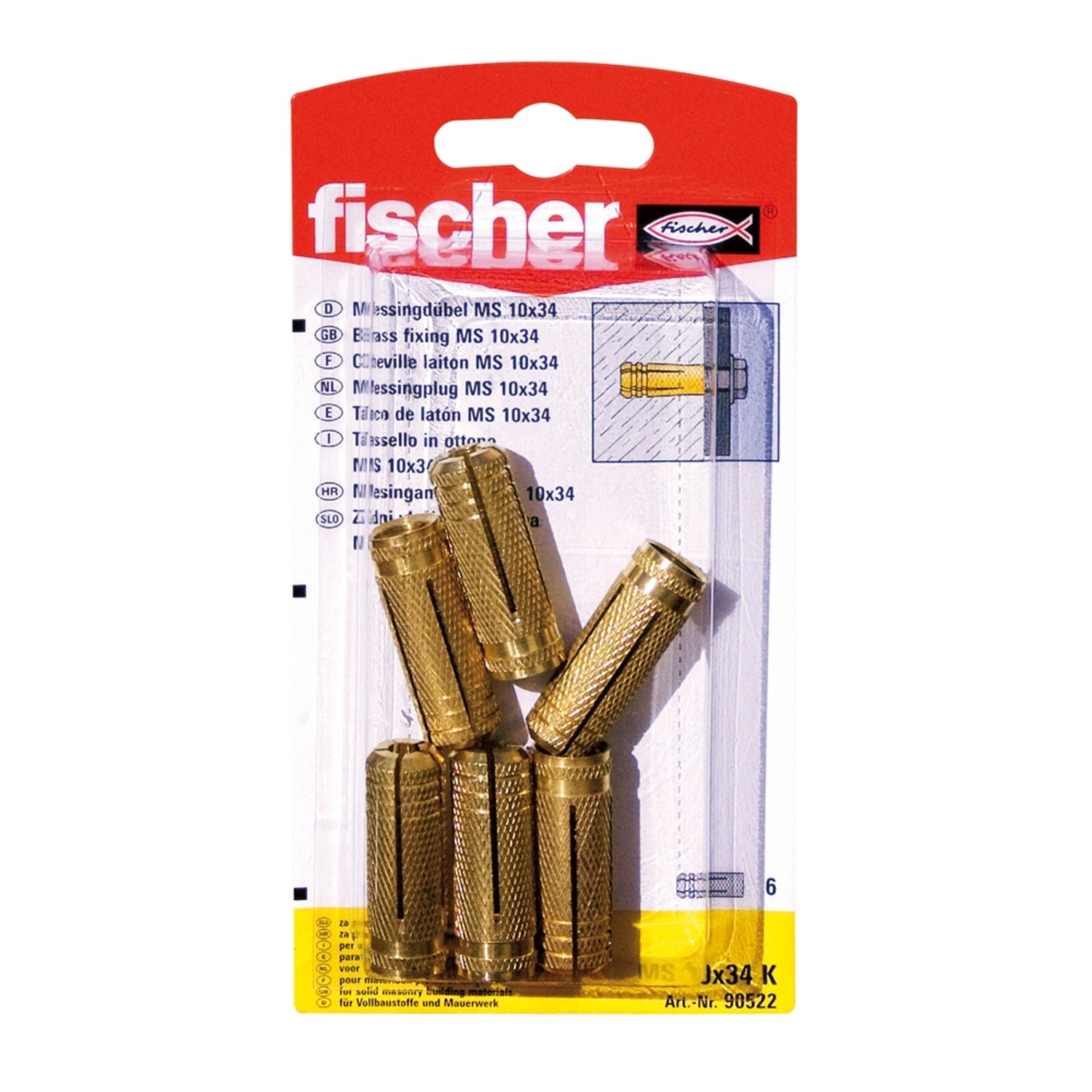 Fischer Messingdübel MS 10 x 32 K 6 ST kaufen bei OBI