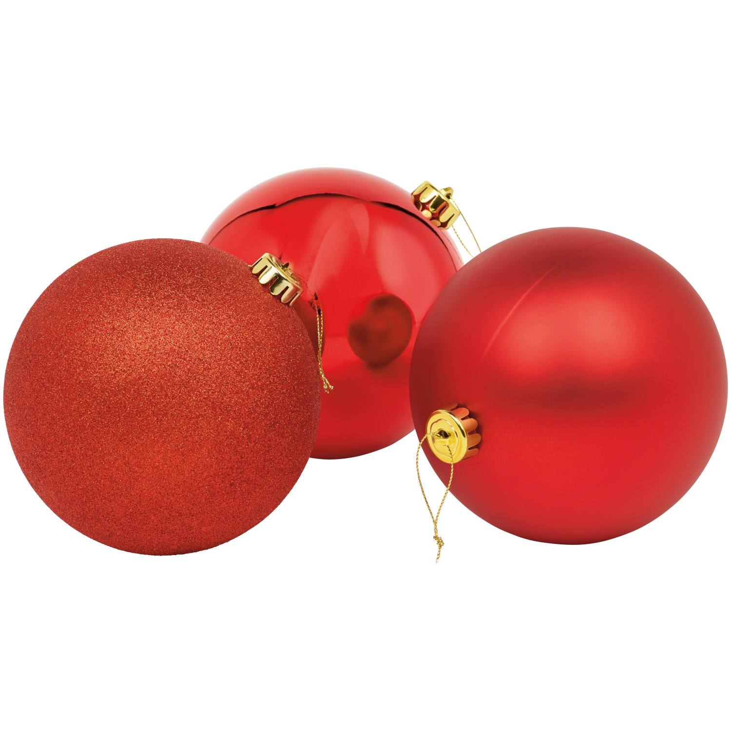 XXL Weihnachtskugel Ø 14 cm 1 Stück Rot kaufen bei OBI