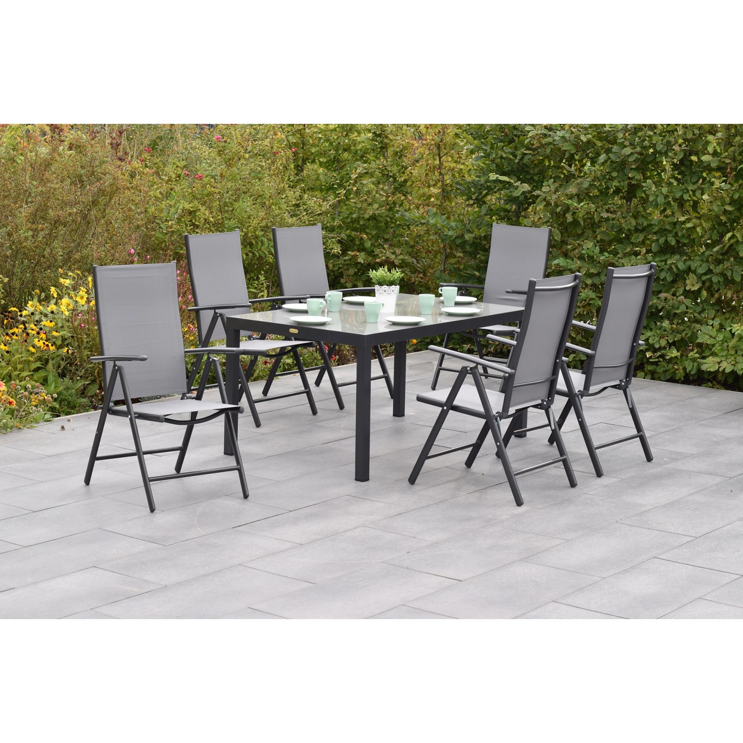 Merxx Gartenm Belset Amalfi Tlg Sessel U Ausziehtisch Kaufen Bei Obi