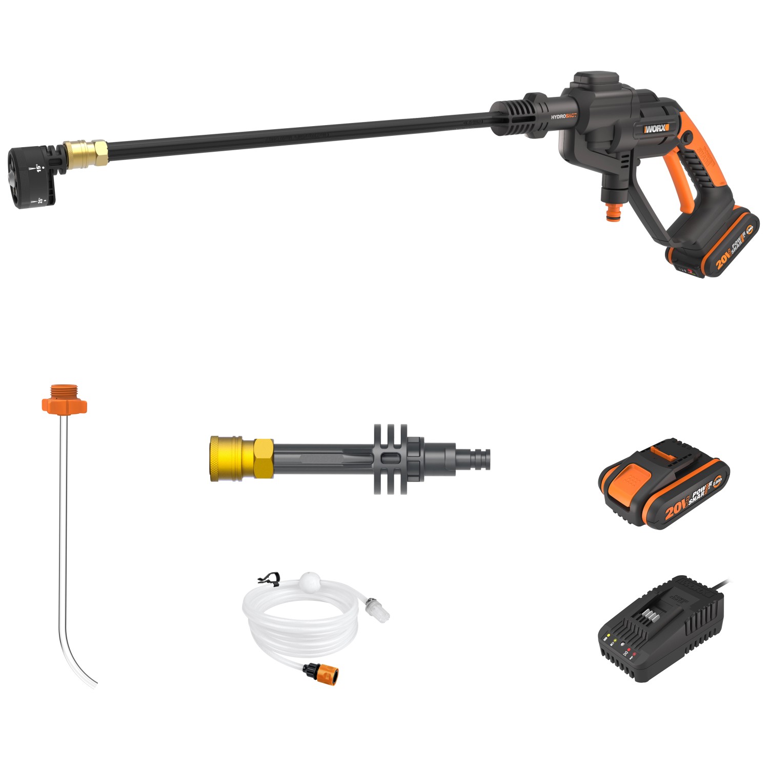 Worx Akku Mitteldruckreiniger WG620E 10 Hydroshot 20 V Kaufen Bei OBI