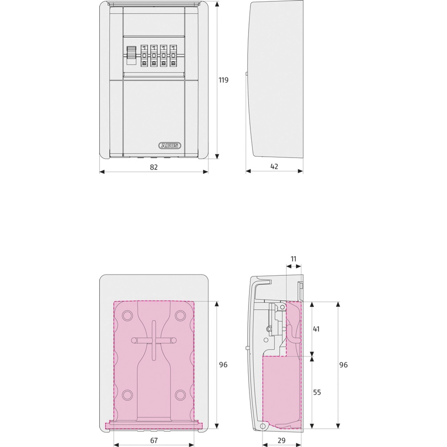 Abus Schlüsseltresor KeyGarage 787 B SB kaufen bei OBI