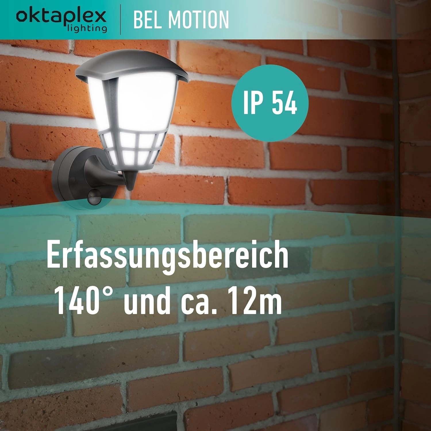 Oktaplex Au Enlampe Mit Sensor Bel E Leuchtmittel Au Enleuchte V