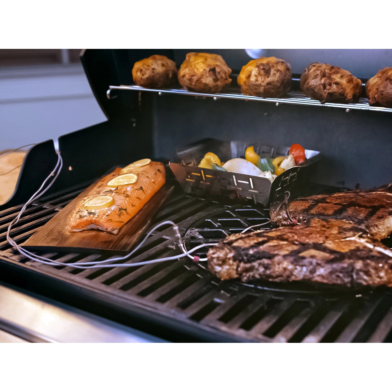 Weber Gasgrill Spirit Epx Mit Brennern Gbs Smart Grill Schwarz