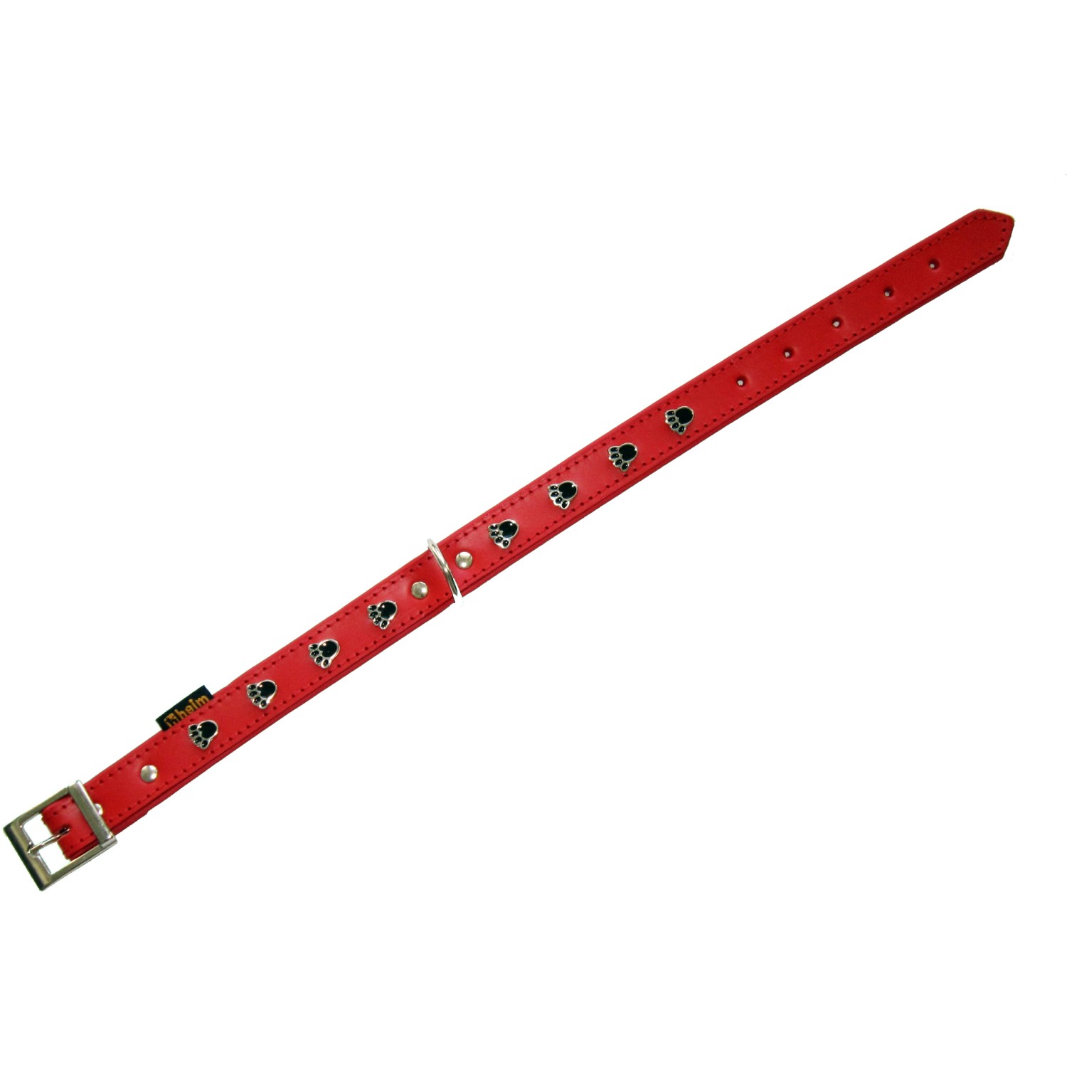 Heim Hundehalsband Pfote Breite Mm L Nge Cm Rot Rot Kaufen Bei Obi