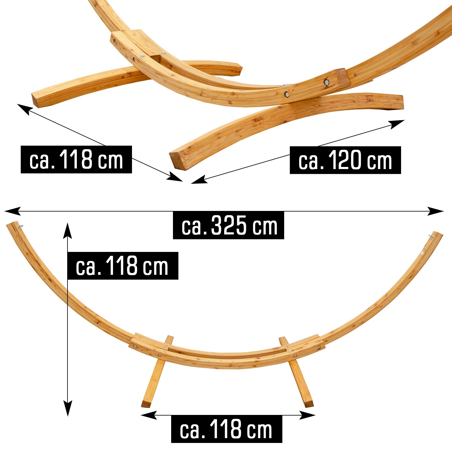 Amanka Xxl H Ngematte Mit Gestell Bis Kg X X Cm Beige