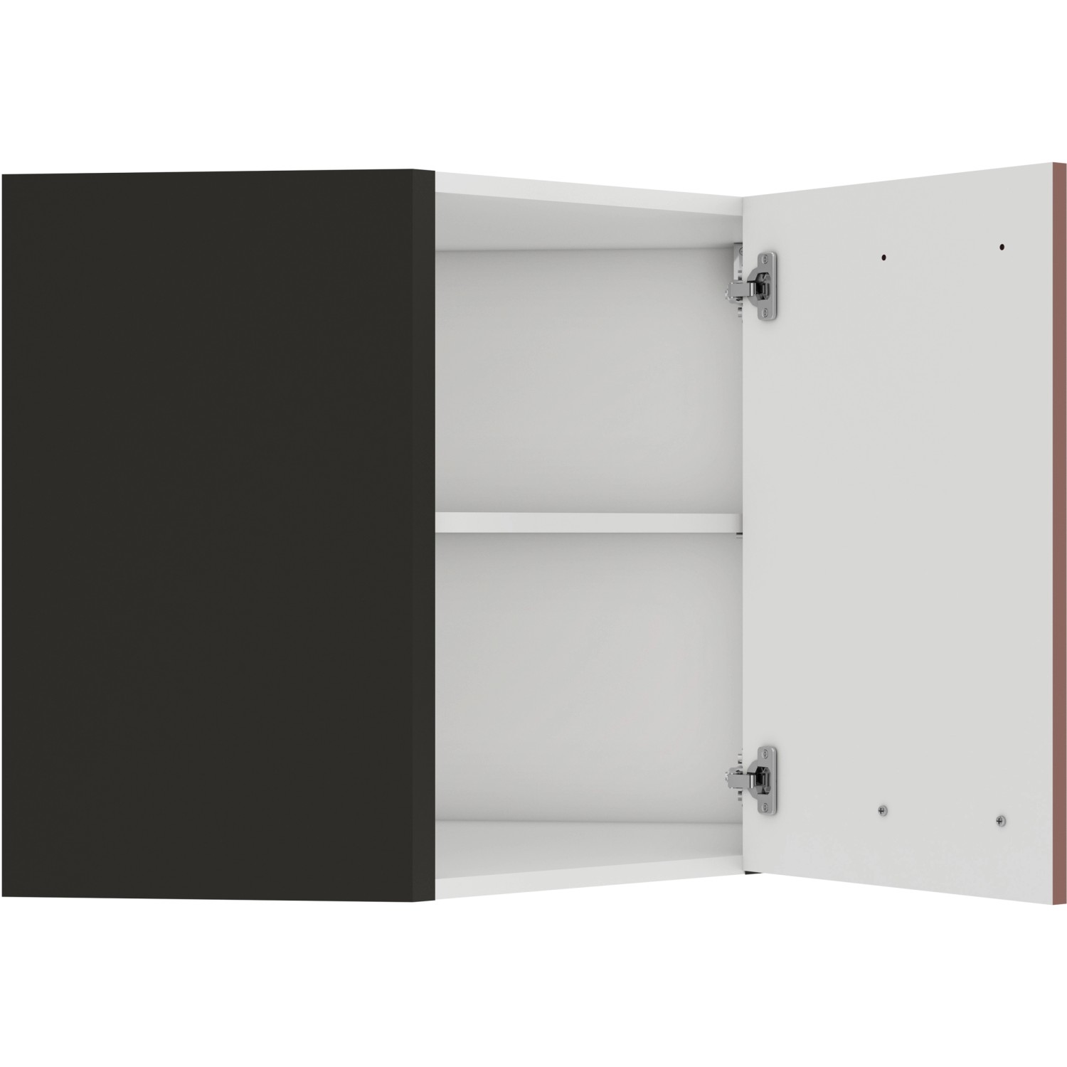 OPTIFIT Nizza407 Eckoberschrank 60 X 60 Cm Rostrot Kaufen Bei OBI