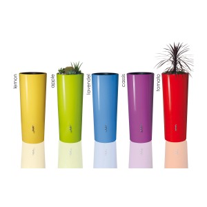 Garantia 2in1 Color Regenwasserbehälter in verschiedenen Farben: Lemon, Apple, Lavendel, Cassis, Tomato.
