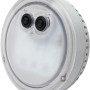 Intex LED Poolbeleuchtung PureSpa Bubble, weiße Kunststoffleuchte für entspannende Poolabende.