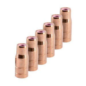 STAHLWERK Fülldrahtdüsen AK15/MB15, 6er Set für Schweißgeräte Zubehör.
