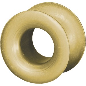 Gelber Neozed-Passeinsatz D02 E18, 25A für Schmelzsicherungen.