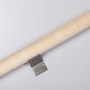 Holzhandlauf Ø 52mm mit Aluminium Konsole (2er Set) zur Wandmontage.