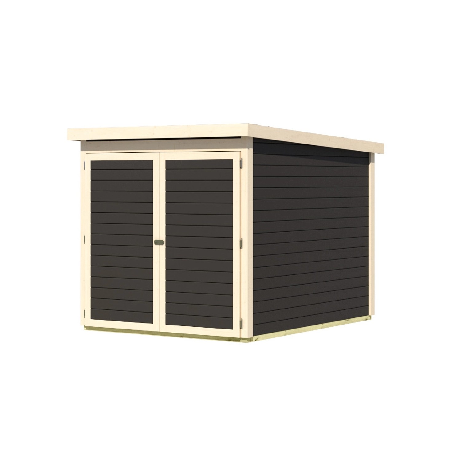 Karibu Fahrradgarage Terragrau 162,5 cm x 216,5 cm günstig online kaufen