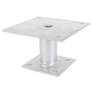 Alberts Pfostenträger, Ø 42 mm, 150 mm, feuerverzinkt, für Holzkonstruktionen.