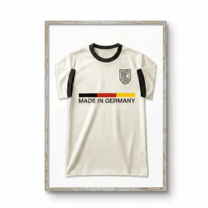 K-Möbel Trikot Rahmen 70x90 cm Silber mit Trikot "Made in Germany".