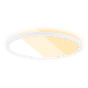 Weißes, flaches Brilo LED Panel Slim mit Backlight und Farbtemperatursteuerung (CTS).