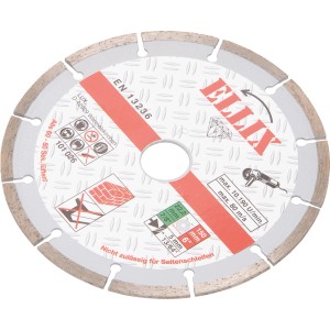 Diamant-Trennscheibe Stein, Ø 150 mm für Winkelschleifer. Zum Schneiden von Granit, Beton und Pflastersteinen.
