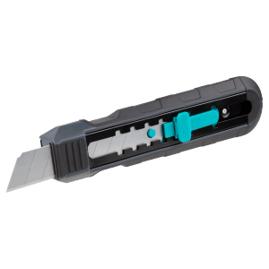 Wolfcraft Dual Schaber-Messer: 2-in-1 Messer zum Schneiden und Schaben, mit Abbrechklinge und Schaberklinge.