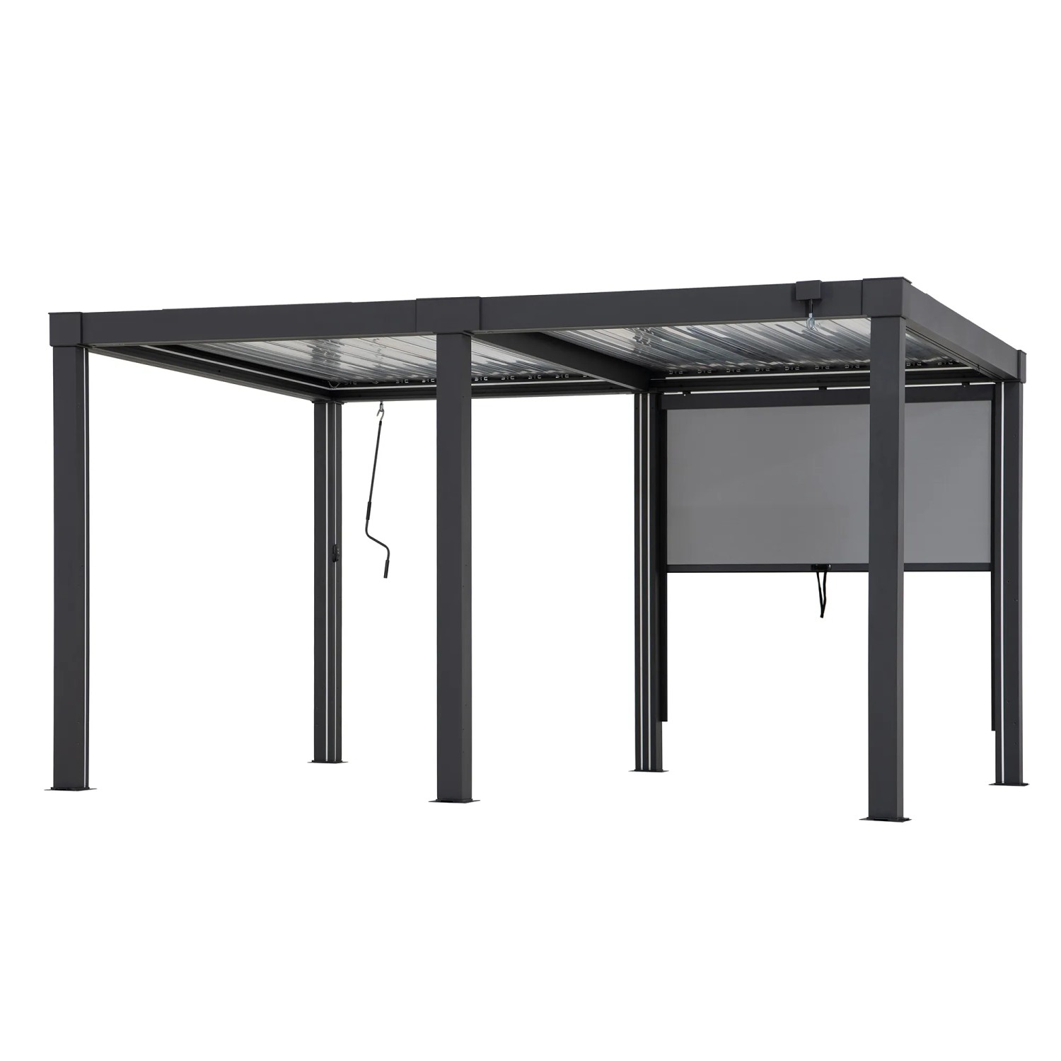 Sunjoy Rollo für Matterhorn Multi-Pergola (2m) als Sicht- und Sonnenschutz.