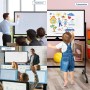 Mobiles Costway Whiteboard mit Ständer und Rollen, 120x60 cm, für Büro, Konferenz und Unterricht.
