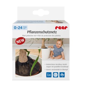 Reer Pflanzenschutz-Netz, schwarz, Ø 30 cm, für Kindersicherheit im Garten.