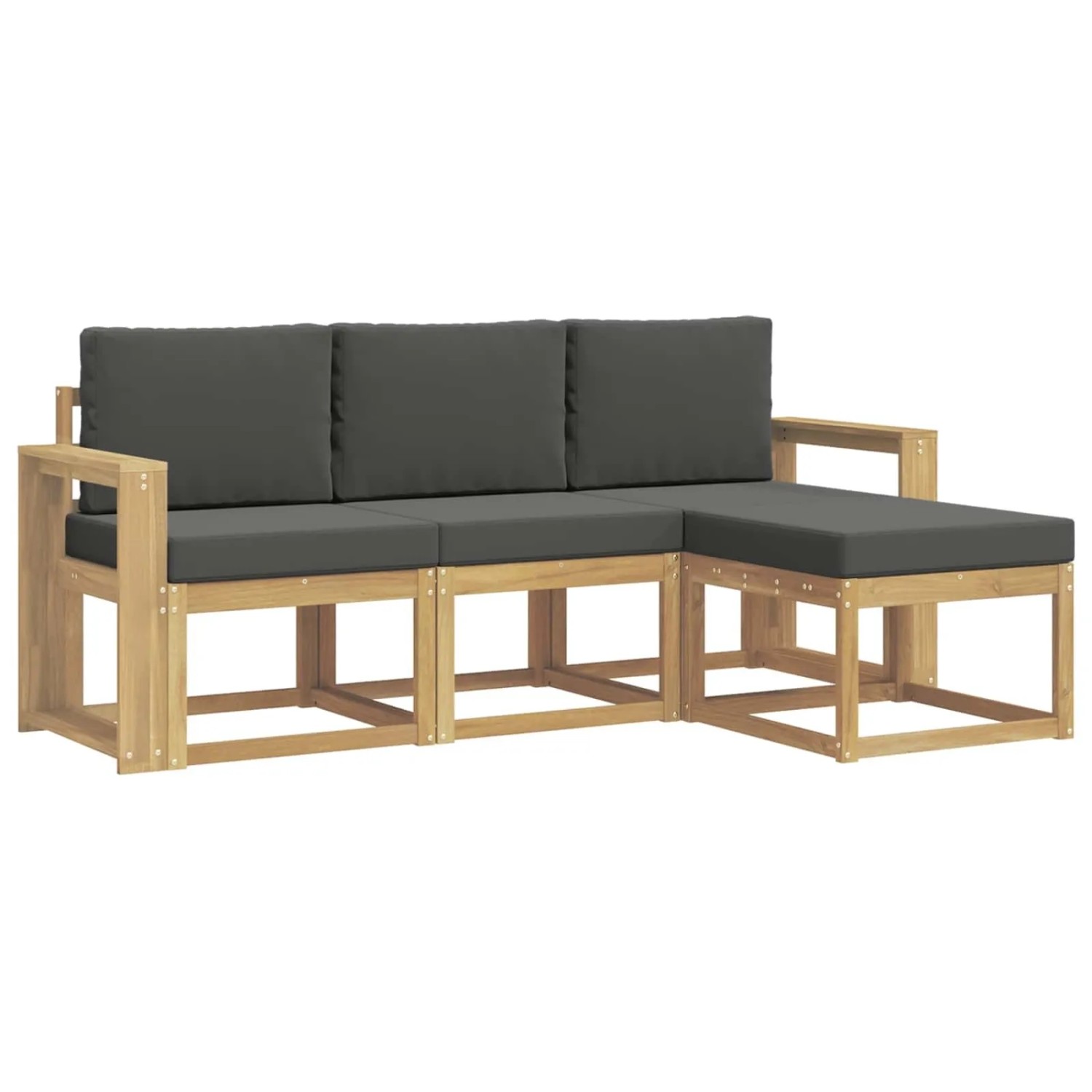 vidaXL Outdoor-Sofagarnitur 4-Tlg 3387461