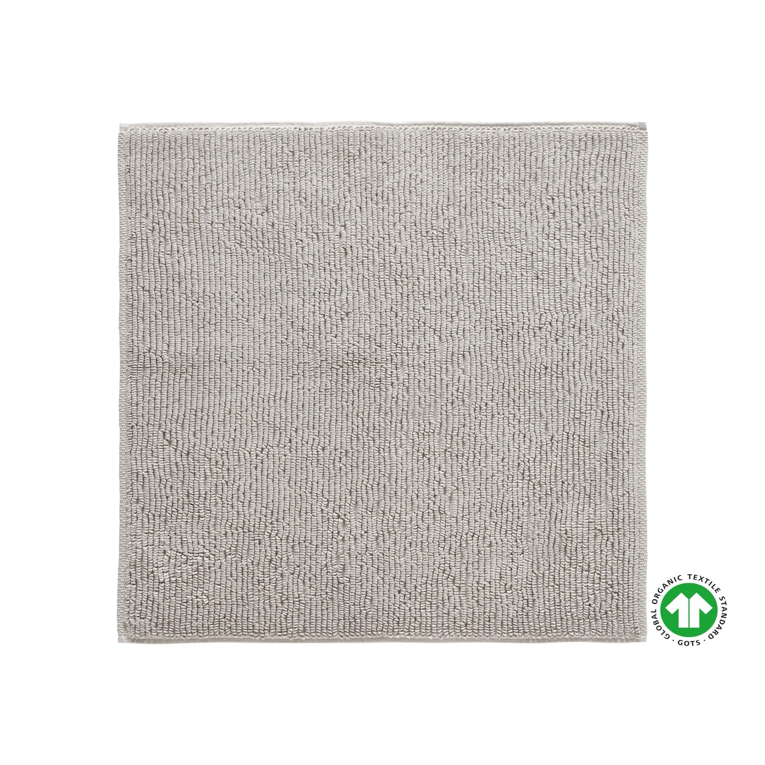 ecoTree Badematte Bio Hanna in Grau ca. 60x60cm