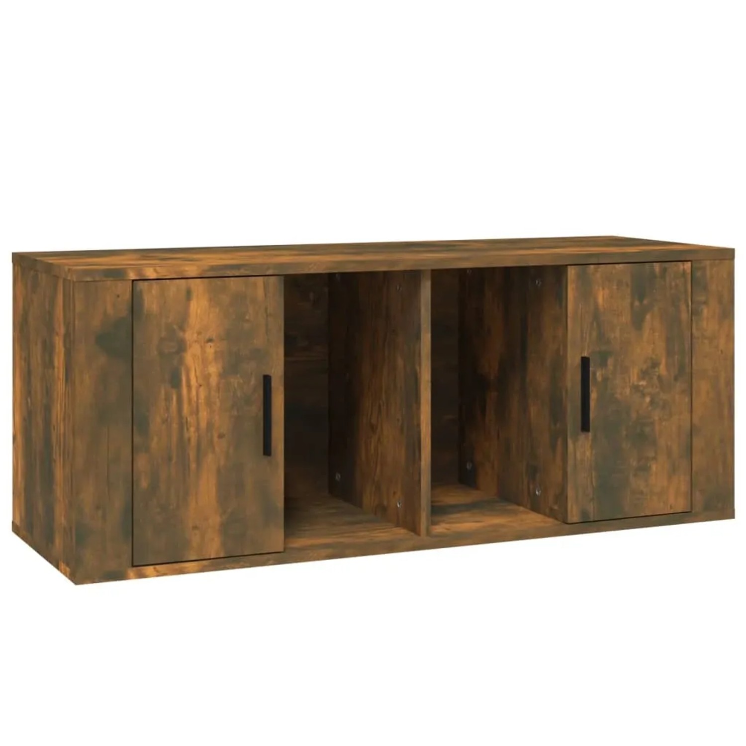 vidaXL TV-Schrank Räuchereiche 100x35x40 cm Holzwerkstoff 816805