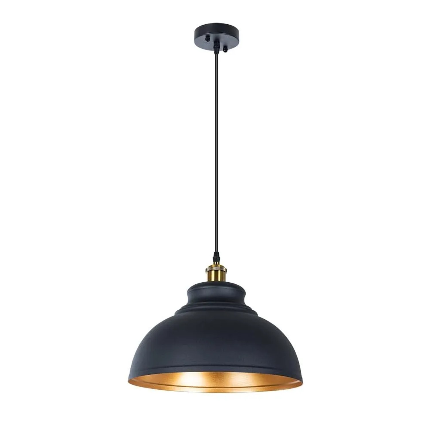 Arte Lamp Pendelleuchte Cappello E27 Schwarz Höhenverstellbar