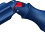 baliv Universal-Montageschlüssel 19in1 für WC-Sitze und Sanitäranlagen, blau mit rotem Adapter.