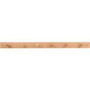 Siro Hakenleiste S641, Kiefer lackiert, 420mm mit 6 Haken. Garderobenleiste aus Holz.