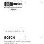 Bosch Schnellverschluss-Bithalter Impact Control, 60mm, metallisch, für schnellen Bitwechsel und festen Sitz.
