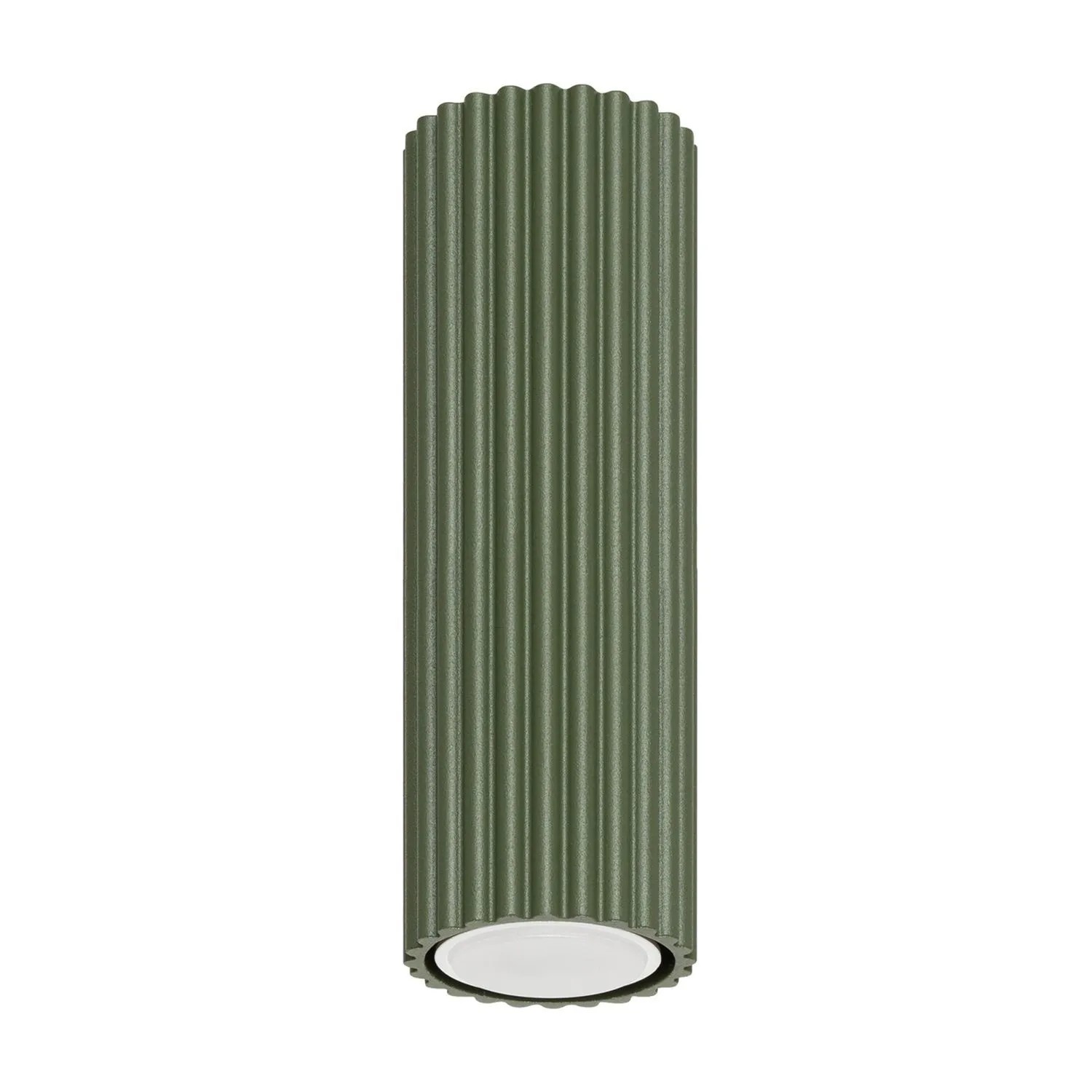 Licht-Erlebnisse Deckenspot GU10 Ø 6,5 CM Schmal 20 CM Hoch Aus Aluminium In Grün Aufputz
