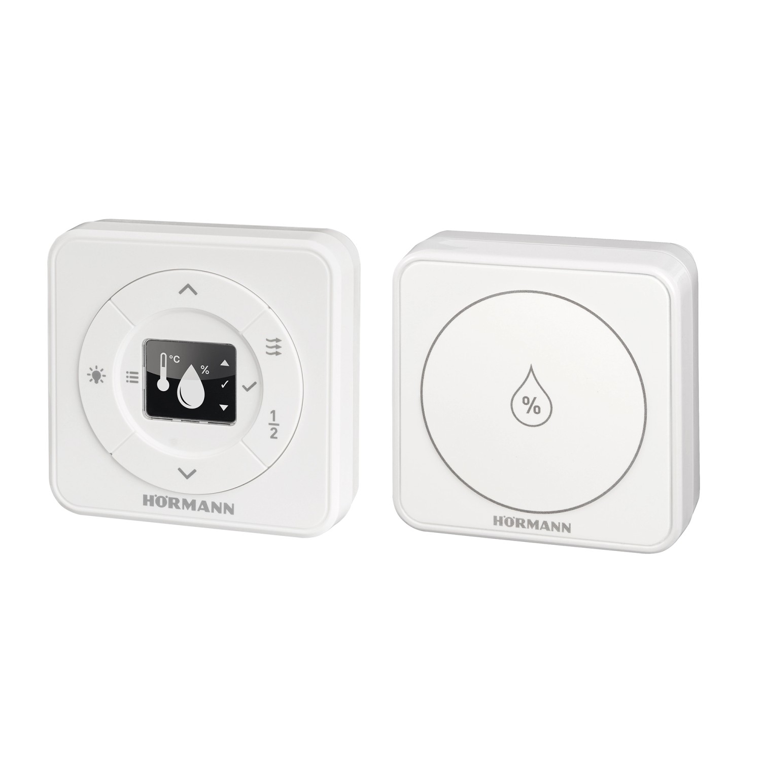 Hörmann Klimasensor-Set HKSI-1 und HKSA für Garagentor-Antriebe Weiß günstig online kaufen