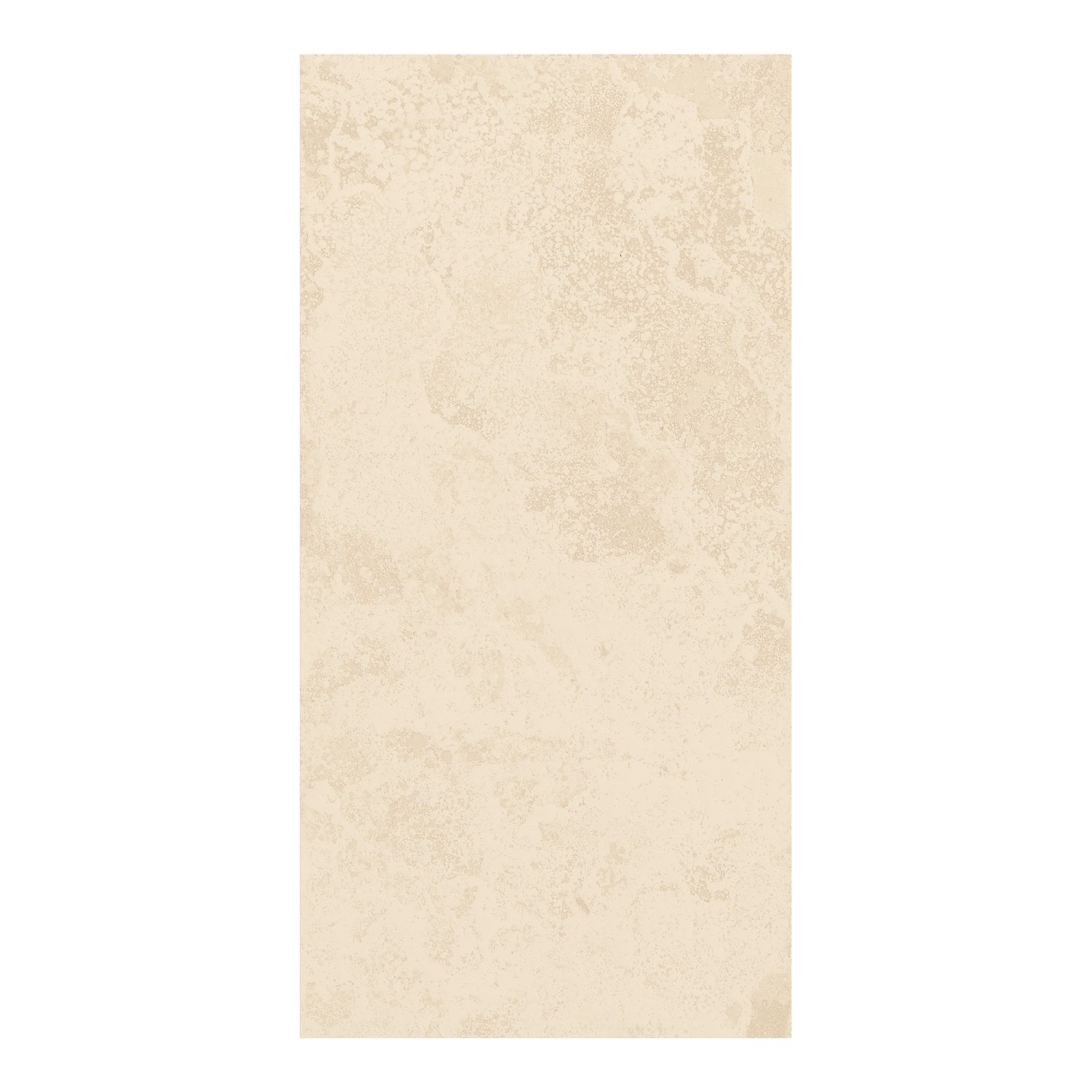 Bodenfliese Feinsteinzeug, glasiert, matt, 60x120 cm, in heller Steinoptik für Innen- und Außenbereich.