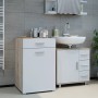 Vicco Badschrank Matteo in Sonoma/Weiß (50x79 cm) für stilvolle Badgestaltung und mehr Stauraum.