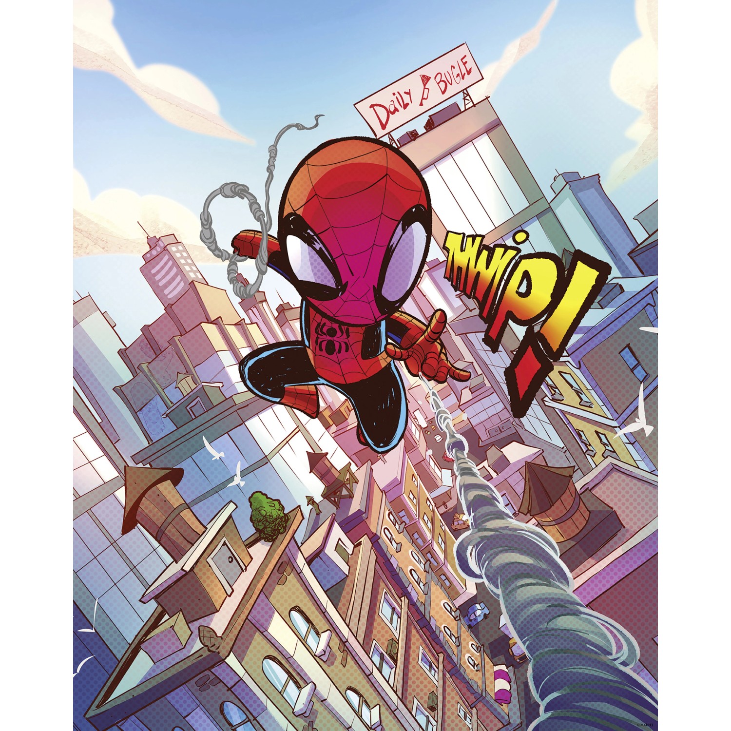 Komar Wandbild Marvel Spider-Man THWIP 40 cm x 50 cm Bunt günstig online kaufen