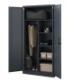 Jan Nowak Mehrzweckschrank Dawid 185 x 90 x 45 cm Anthrazit_2
