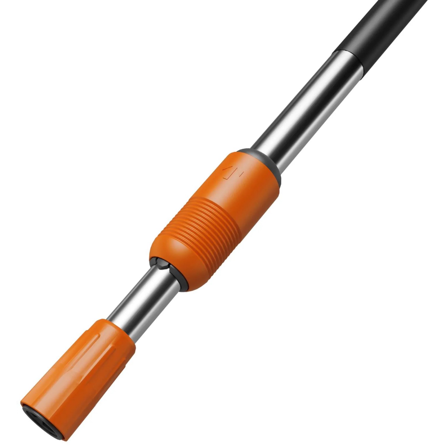 Gardena Cleansystem Teleskop-Stiel M-XL, anthrazit, ausziehbar für Reinigungsarbeiten in großer Höhe.