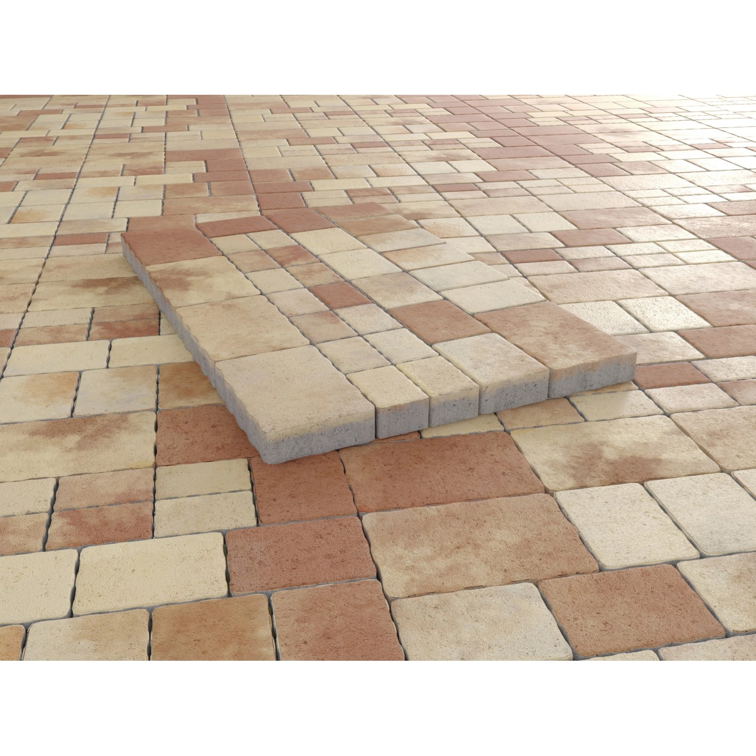 Kann MehrformatPflaster Encanto Beton Antik Terra bei OBI