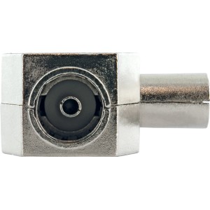 Schwaiger 2-fach Aufsteckverteiler für Rundfunk, Metallgehäuse.