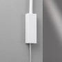 Detailaufnahme: Weißer LED-Wandspot Fischer & Honsel Sten, flexible Leselampe.