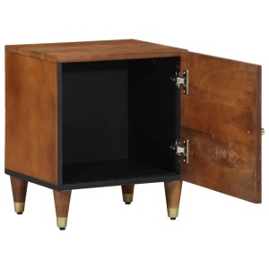 vidaXL Nachttisch Honigbraun 40 x 33 x 46 cm Massives Mangoholz 4018732
