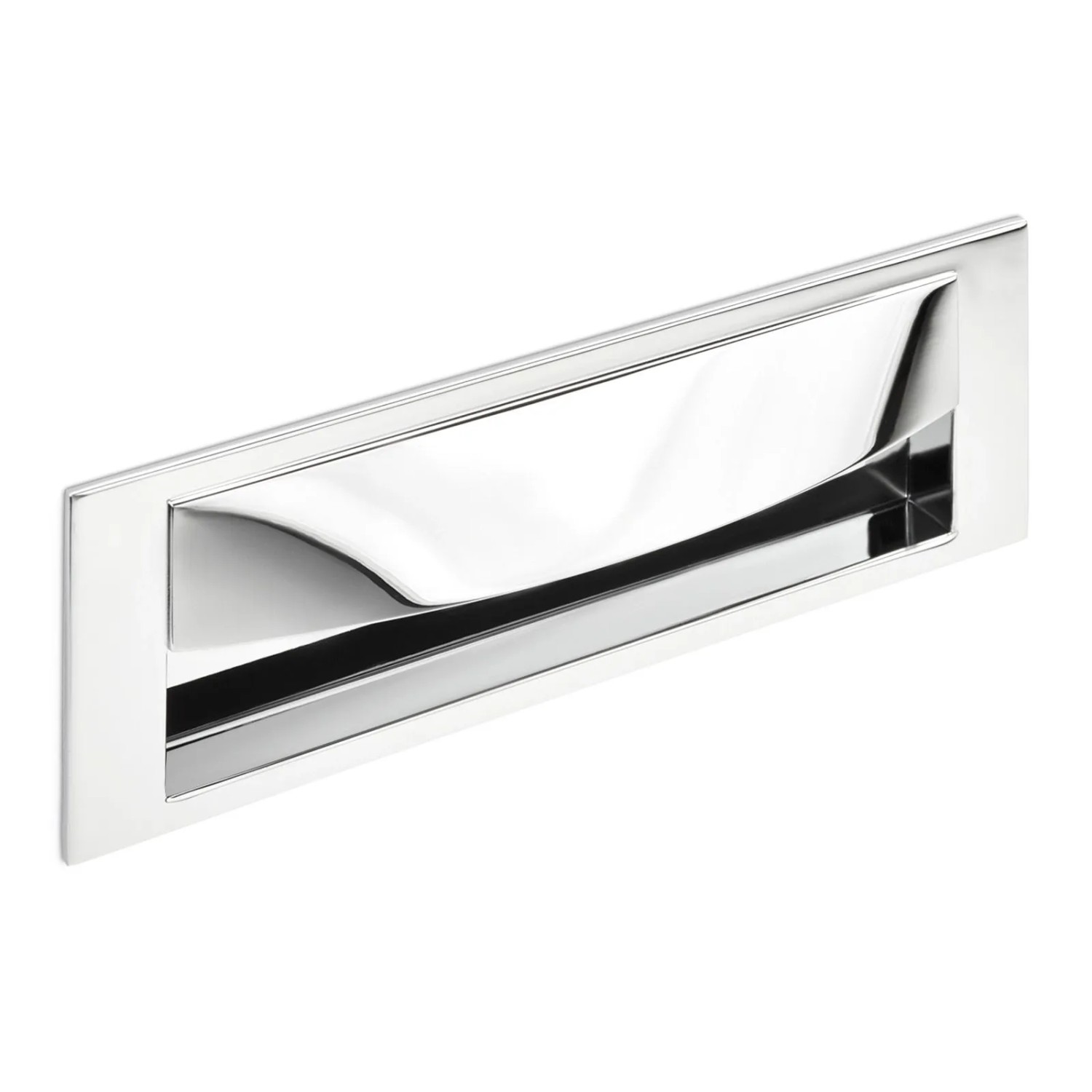 SOTECH Einlassgriff SHEL BA 128 mm Chrom Poliert Junker Design