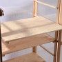 Dobar Anzuchtschrank Dome, großes Indoor Gewächshaus aus FSC®-zertifiziertem Holz mit Regalböden.