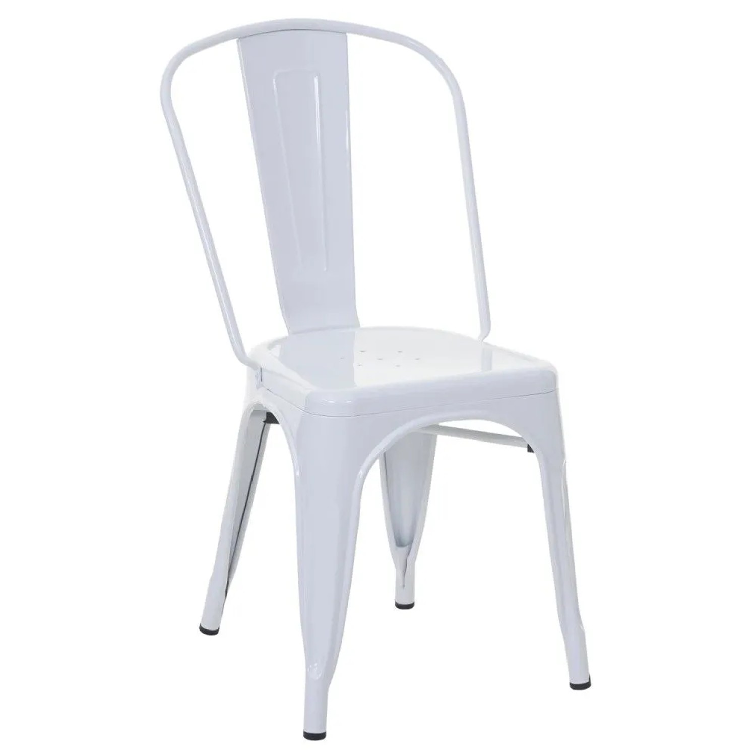 MCW Stuhl A73 Metall Weiß