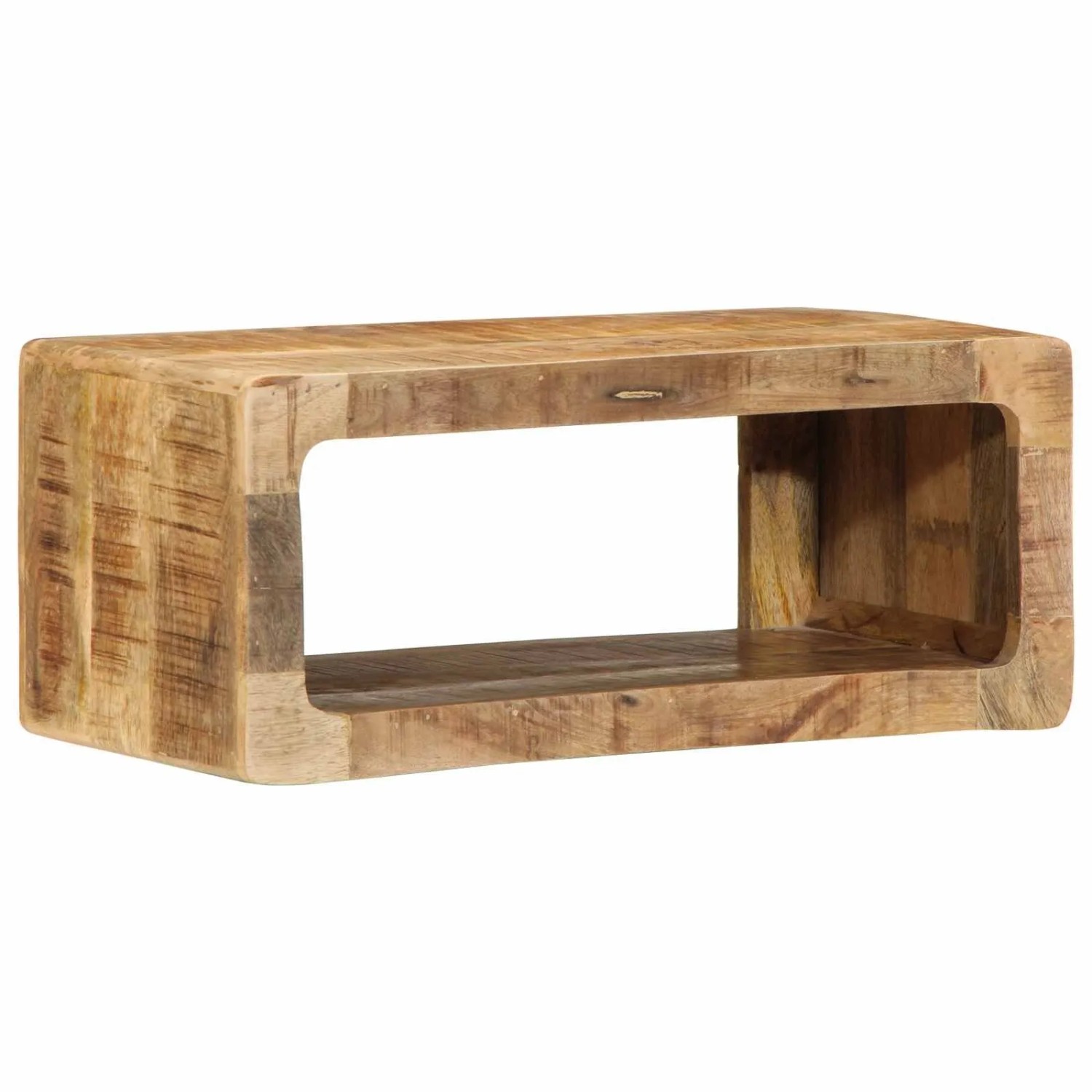 vidaXL TV-Wandschrank 60x30x25 cm Raues Massives Mangoholz 4104529
