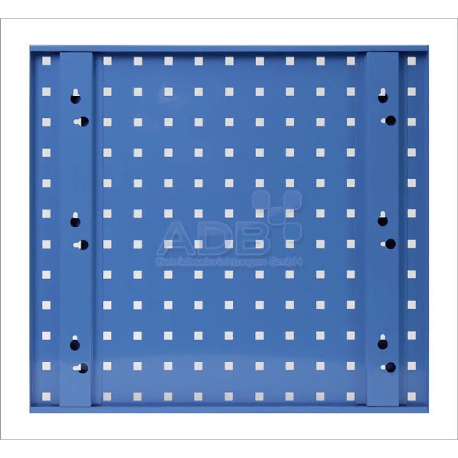 Lichtblaue PROREGAL Lochplatte, 49,3x45,6cm, für Lochwandsysteme in Werkstatt & Garage.