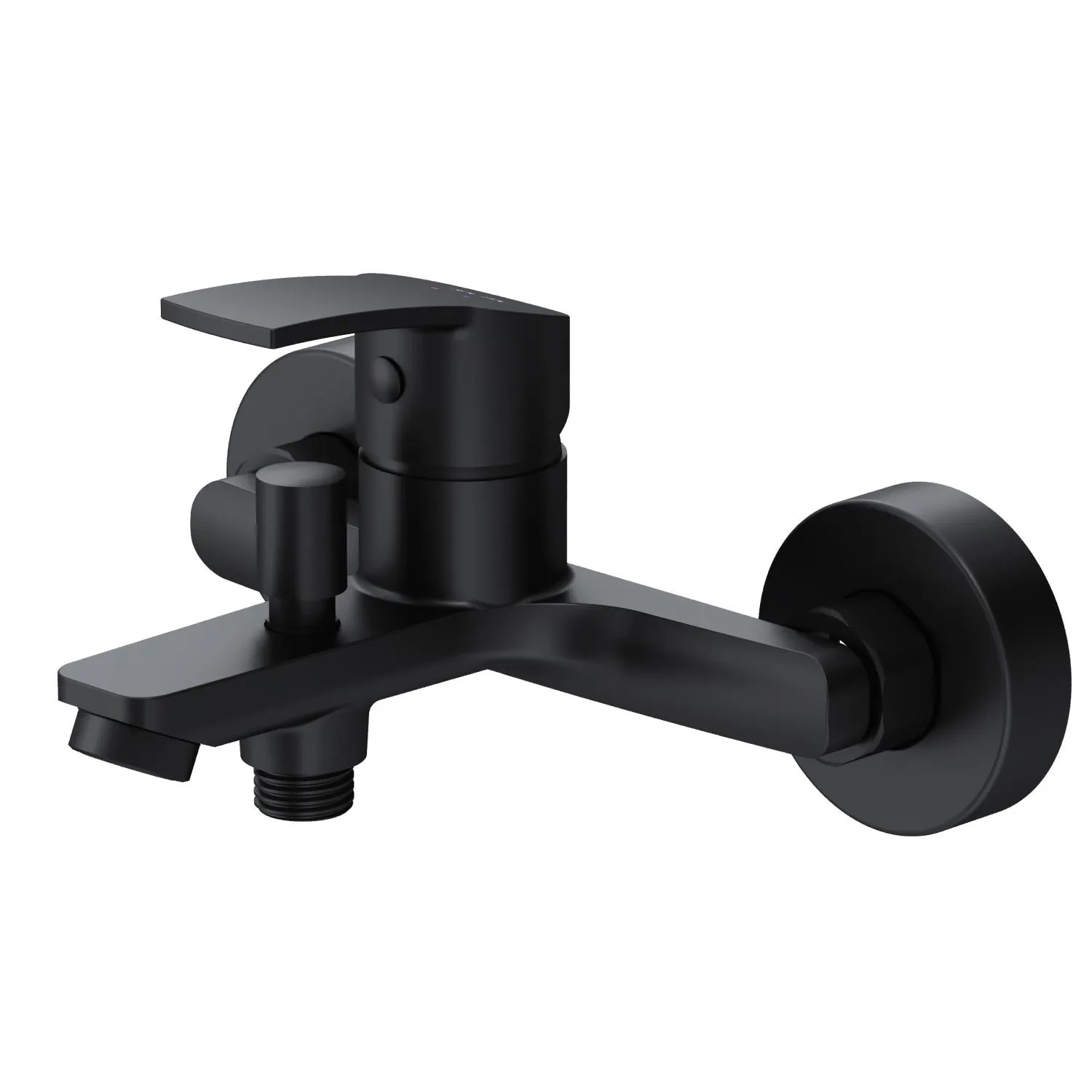 AM.PM Einhebel Wannenarmatur Brausearmatur Play Aufputz F8Y10022 Schwarz