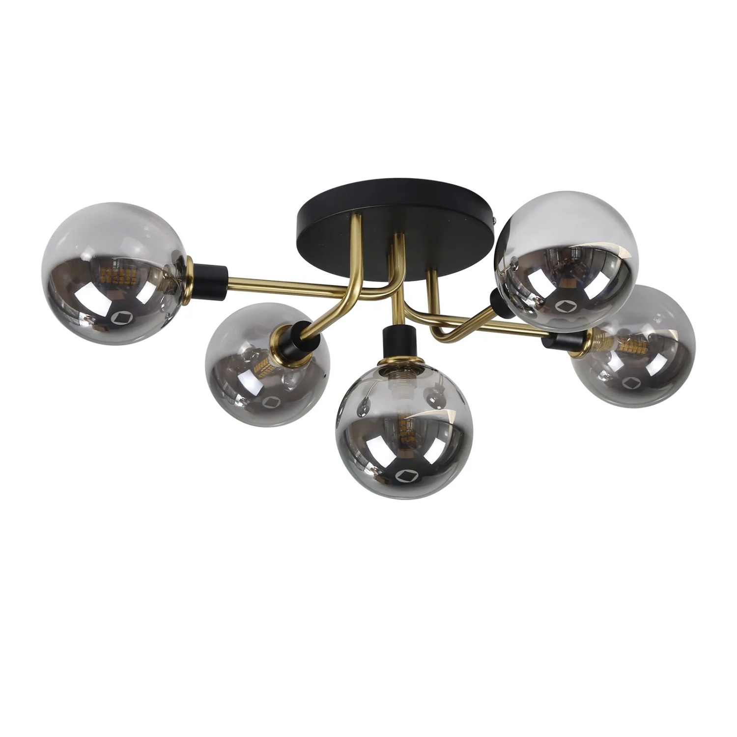 NETTLIFE LED Deckenleuchte aus Metall L53cmgrau
